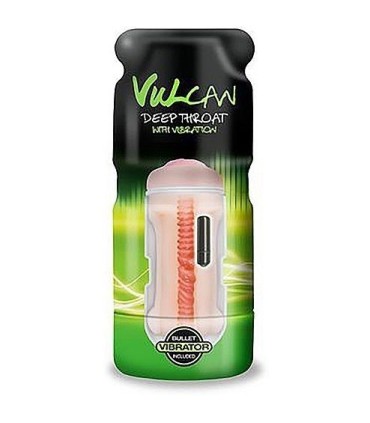 MASTURBADOR VULCAN CON VIBRACIÓN - BOCA NATURAL