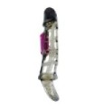 BAILE FUNDA EXTENSORA PENE CON VIBRACION Y STRAP 13.5 CM