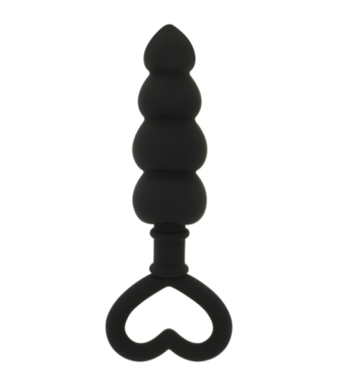 OHMAMA PLUG ANAL SILICONA CON ANILLA DE CORAZON