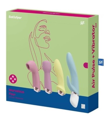 SATISFYER MARVELOUS FOUR - SET VIBRADOR  SUCCIONADOR