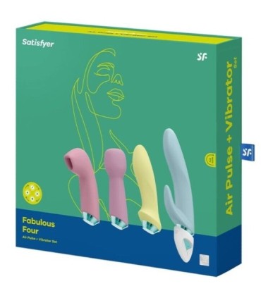 SATISFYER FABULOUS FOUR - SET VIBRADOR  SUCCIONADOR