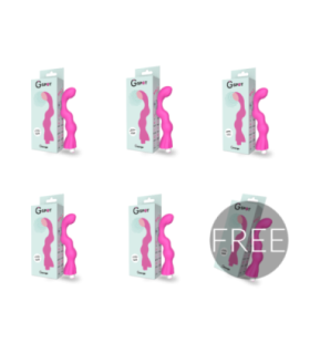 G-SPOT GEORGE VIBRADOR PUNTO G ROSA CHICLE 5+1 GRATIS