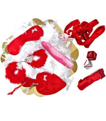 CAJA PÉTALO BONDAGE ROJO ¡TE QUIERO MUCHO