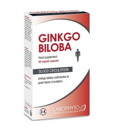 GINKGO BILOBA COMPLEMENTO POTENCIADOR ERECCIÓN 60 CAP