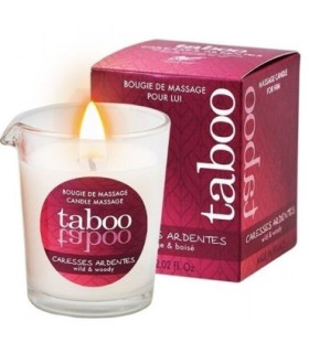TABOO VELA DE MASAJE PARA ÉL CARESSES ARDENTES AROMA HELECHO