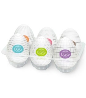 TENGA HUEVO MASTURBADOR PACK 6 MODELOS.