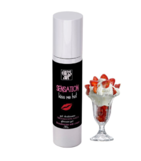 EROS SENSATTION LUBRICANTE NATURAL FRESAS CON NATA 50ML