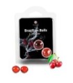 SECRETPLAY BRAZILIAN BALLS CEREZA SET 2 BOLAS