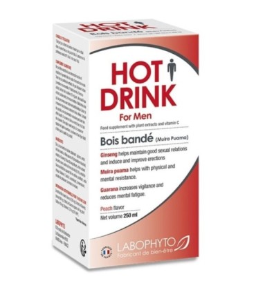 HOT DRINK FOR MEN COMPLEMENTO ALIMENTICIO ENERGIA SEXUAL 250 ML