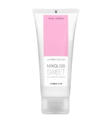 MIXGLISS LUBRICANTE BASE AGUA SABOR A CHICLE 70 ML