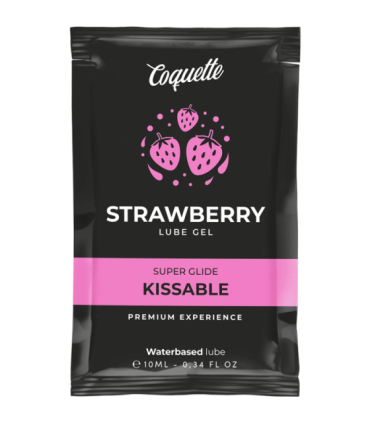 COQUETTE POCKET LUBRICANTE KISSABLE BASE AGUA FRESA 10 ML