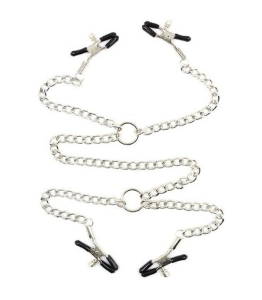 OHMAMA FETISH 4 PINZAS PEZONES CON CADENAS