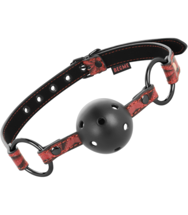 BEGME RED EDITION MORDAZA CUERO VEGANO