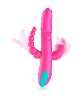 HAPPY LOKY DONALD TRIPLE ESTIMULACIÓN: ANAL, PUNTO G & CLÍTORIS COMPATIBLE CON WATCHME WIRELESS TECHNOLOGY