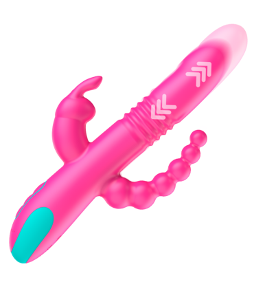 HAPPY LOKY DONALD TRIPLE ESTIMULACIÓN: ANAL, PUNTO G & CLÍTORIS COMPATIBLE CON WATCHME WIRELESS TECHNOLOGY