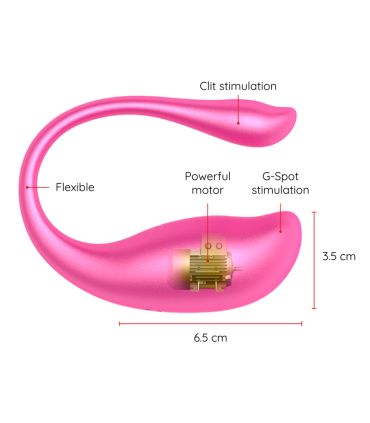 ONINDER HUEVO VIBRADOR ROSA - FREE APP