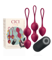 CICI BEAUTY PREMIUM SILICONE 3 VIBRATING KEGEL BEADS REMOTE CONTROL